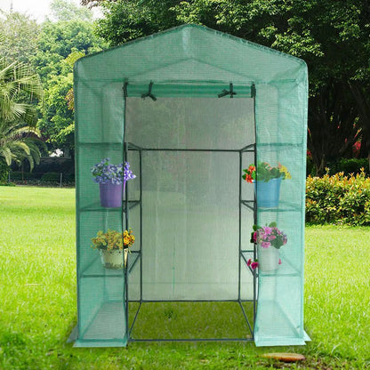 1Pcs PVC Garden Walk-In Greenhouse Plant Cover High-Quality PVC Gardening Greenhouse Inner Accessories without Iron Frame