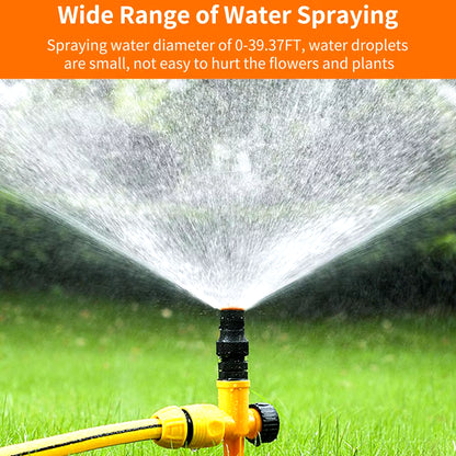 360° Automatic Garden Sprinkler System for Effortless Irrigation - Perfect for Lawns, Farms, and Greenhouses!