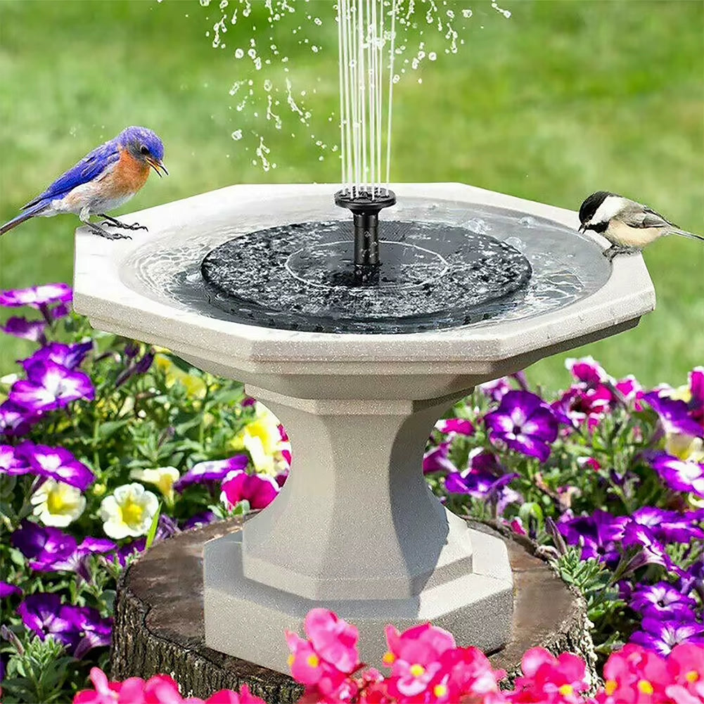 1.5/2.5W Solar Powered Bird Bath Fountain Pump 200L/H/220L/H Water Fountain Pool Pond Fountain Floating Pump Garden Home Decor