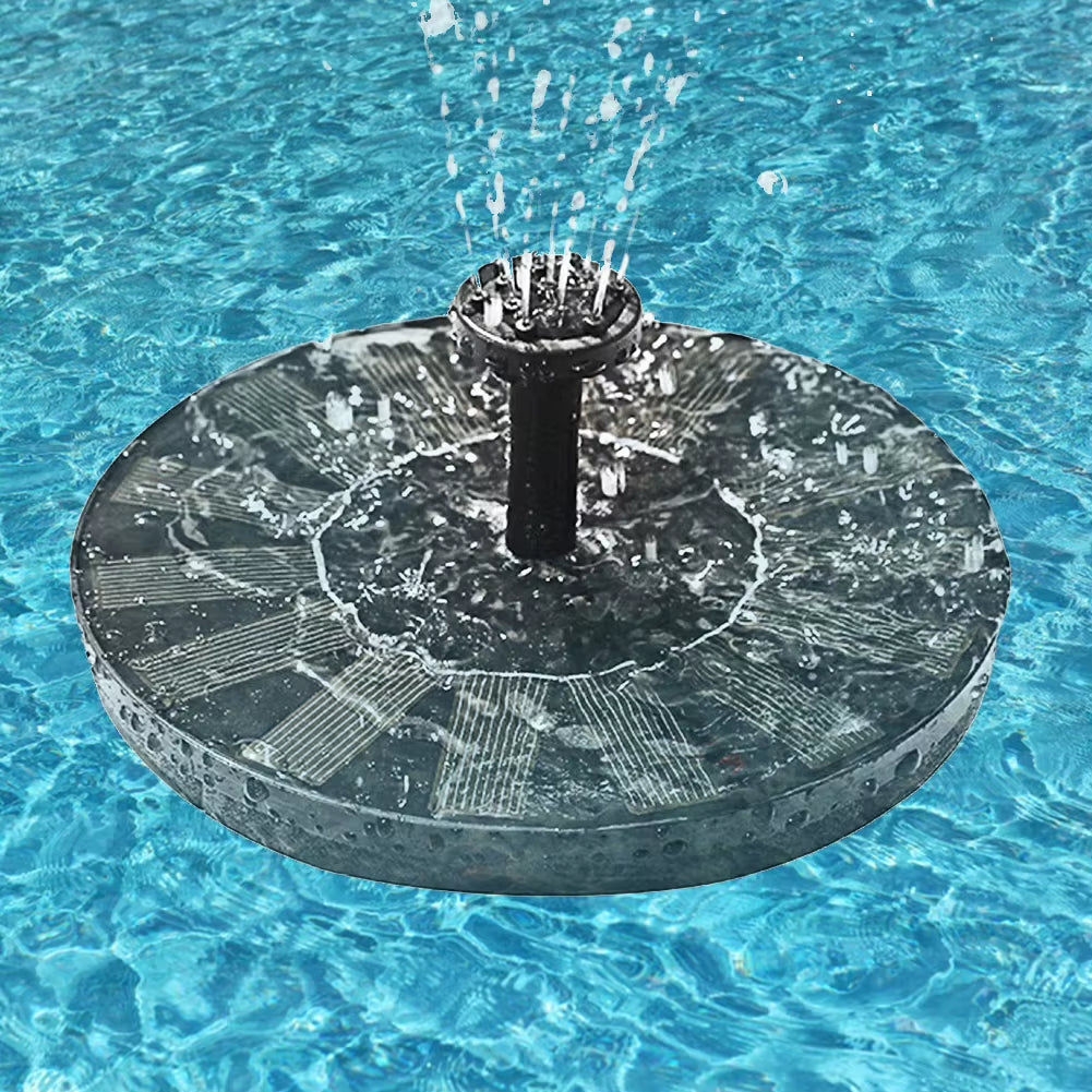 1.5/2.5W Solar Powered Bird Bath Fountain Pump 200L/H/220L/H Water Fountain Pool Pond Fountain Floating Pump Garden Home Decor